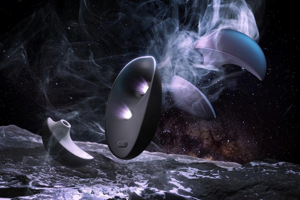 SVAKOM - Pulse Galaxie APP Stimulator w Projector - Metal Lilac - View 18