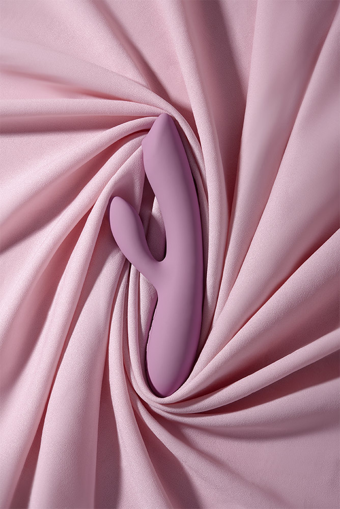 SVAKOM - Trysta Neo Interactive Rabbit Vibrator - Romantic Rose - View 8