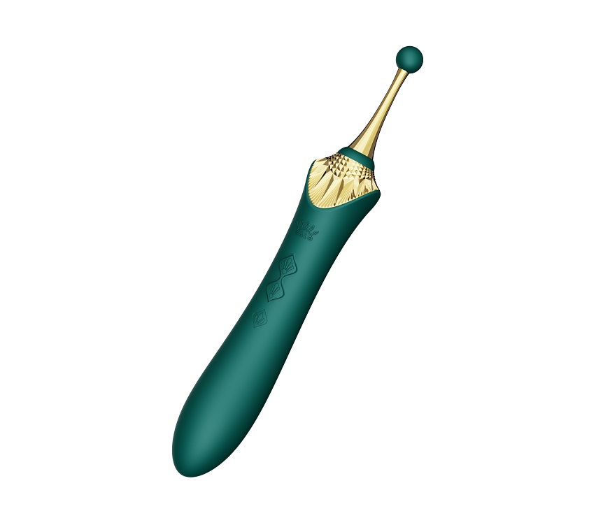 Zalo - Bess 2 Heating Dual Vibrator - Turquoise Green - View 4