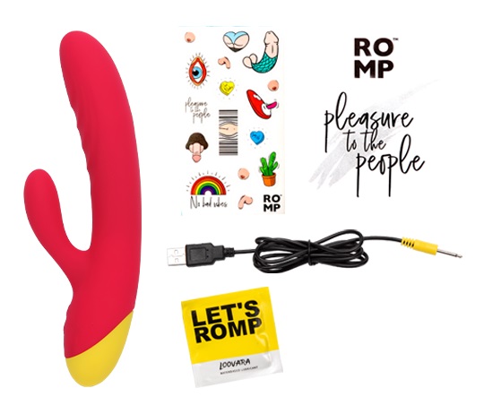 Romp - Jazz G-Spot Rabbit - Red - View 13