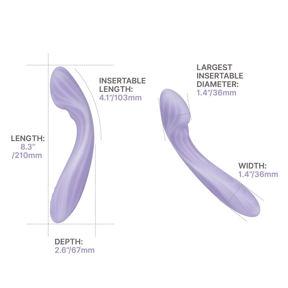 SVAKOM - Margot APP G-spot Vibrator - Lilac Swirl - View 14