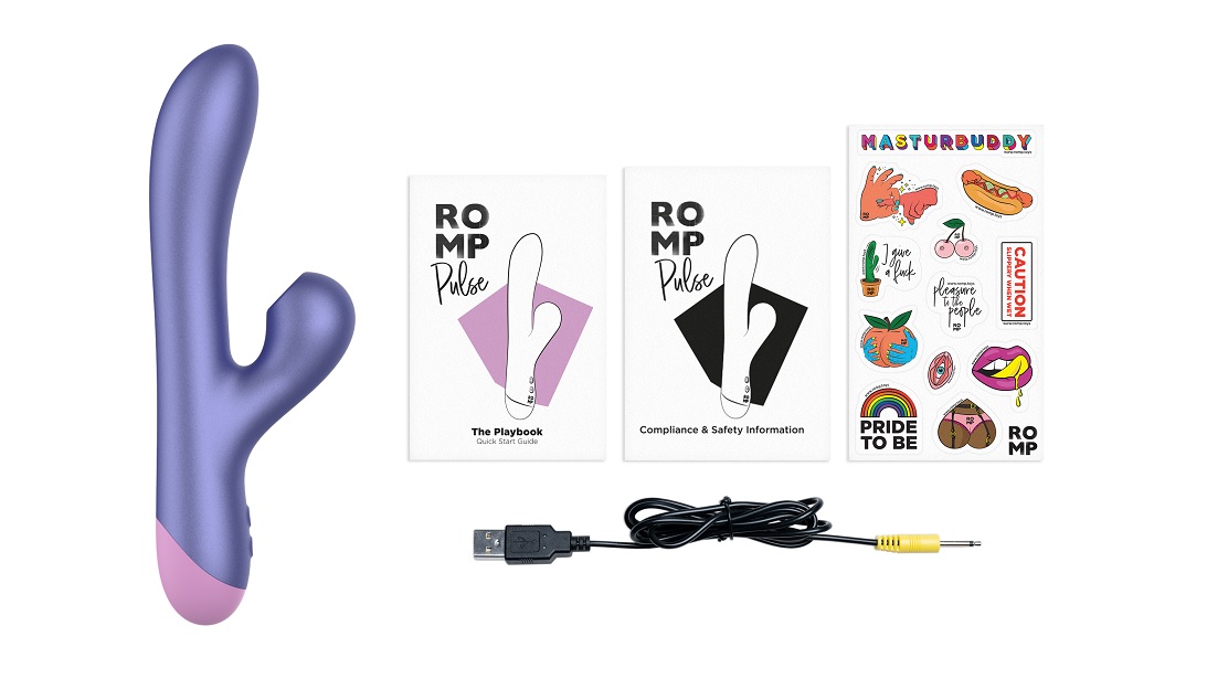 Romp - Pulse Pleasure Air Rabbit - Purple - View 15