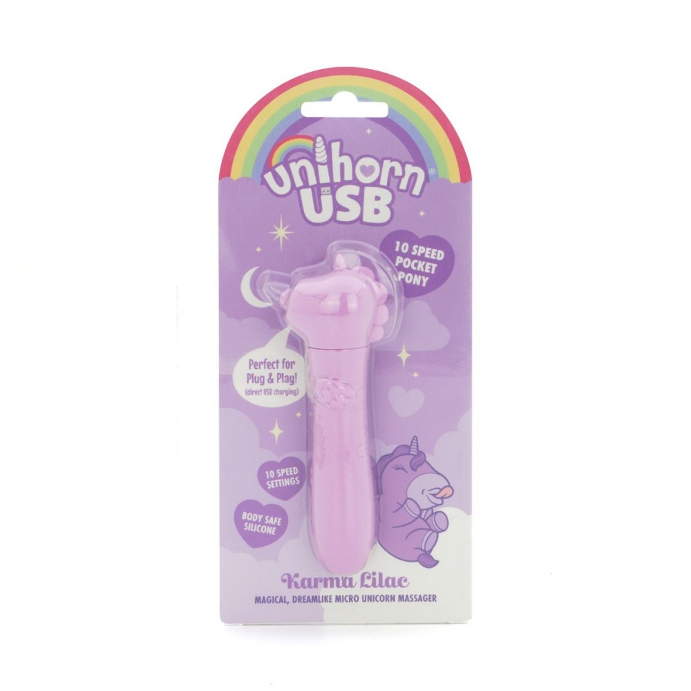 Unihorn - Karma Lilac USB 震動子彈 - 紫色 - View 5
