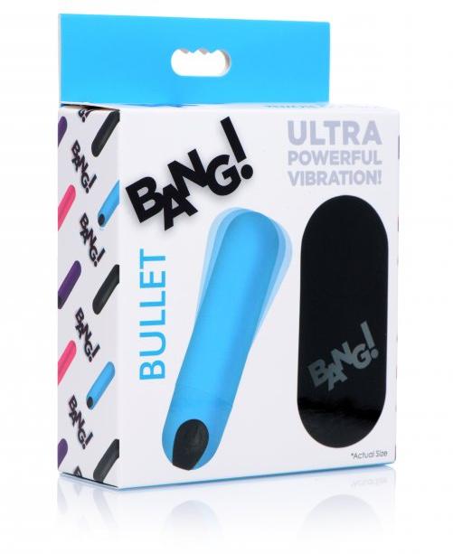 Bang! - 21X Vibro Bullet w Remote - Blue - View 5
