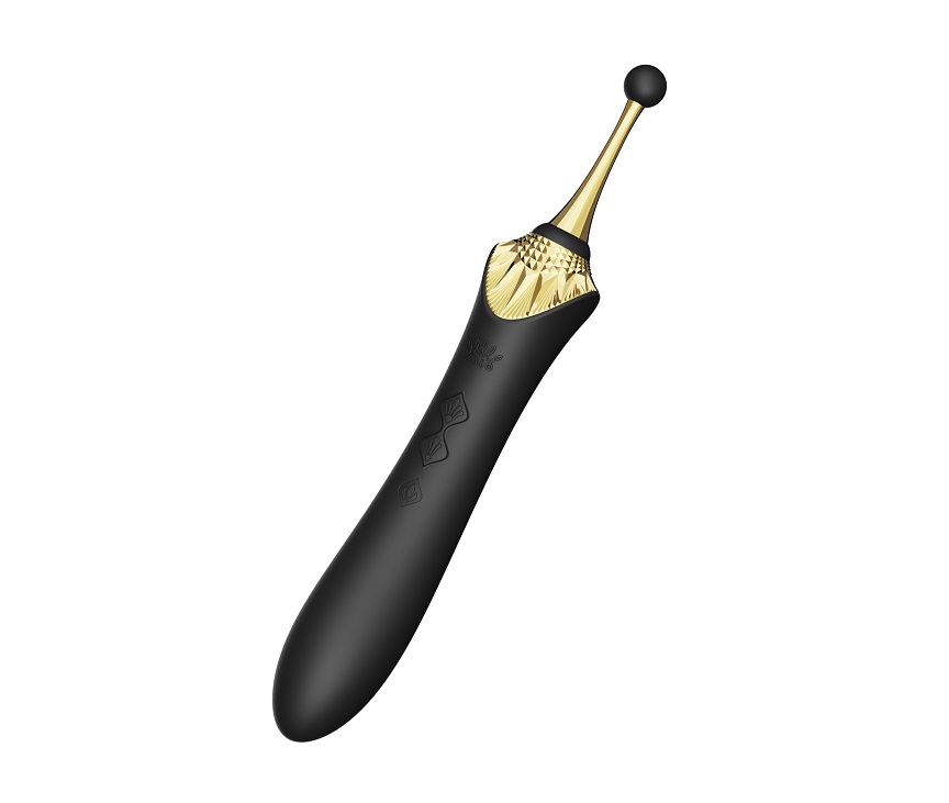 Zalo - Bess 2 Heating Dual Vibrator - Obsidian Black - View 4