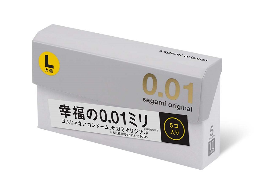 Sagami - 相模原創 0.01 大碼 5片裝 - View 5