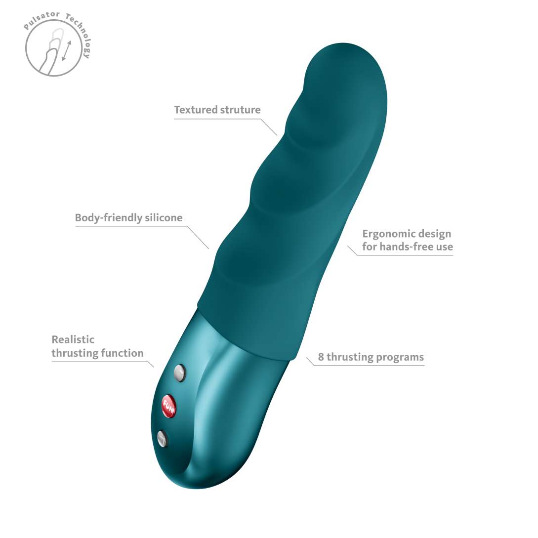 Fun Factory - Stronic Petite Thrusting Pulsator - Bottle Green - View 8
