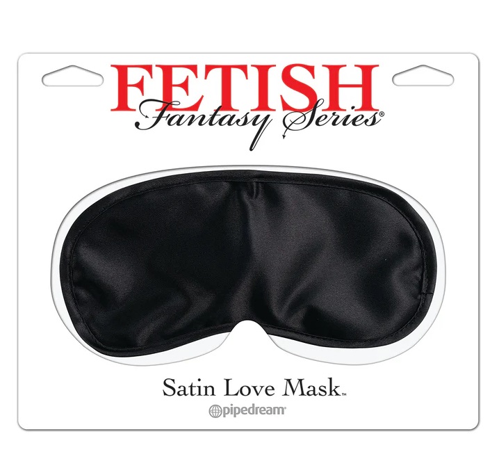 Fetish Fantasy - Satin Love Eye Mask - Black - View 3