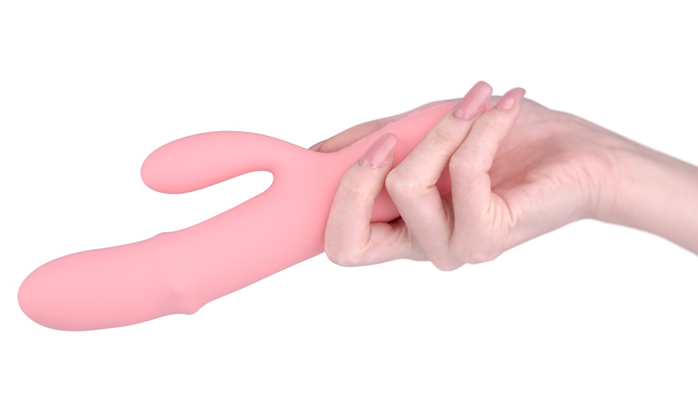 SVAKOM - Mora Neo Interactive Rabbit Vibrator - Peach Pink - View 2
