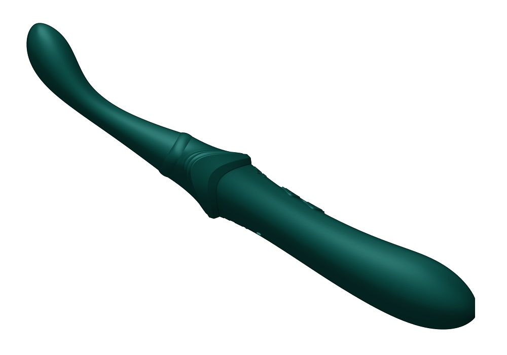 Zalo - Bess 2 Heating Dual Vibrator - Turquoise Green - View 8