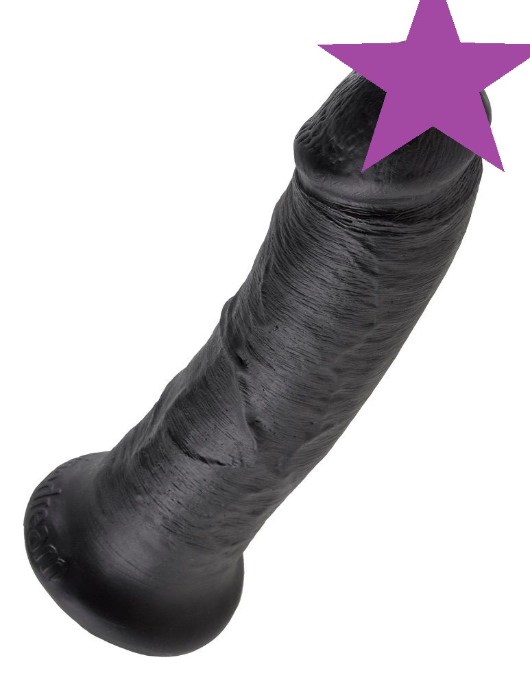 King Cock - Cock 8" - Black - View 3