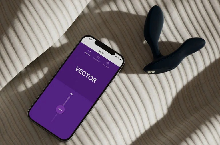 We-Vibe - Vector Plus 震動式前列腺按摩器 - 黑色 - View 8