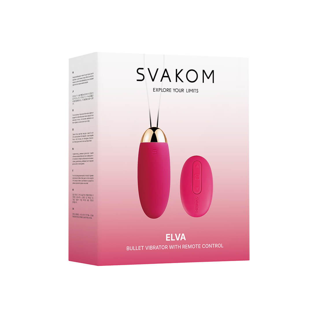 SVAKOM - Elva Remote Control Egg Vibrator - Plum Red - View 19