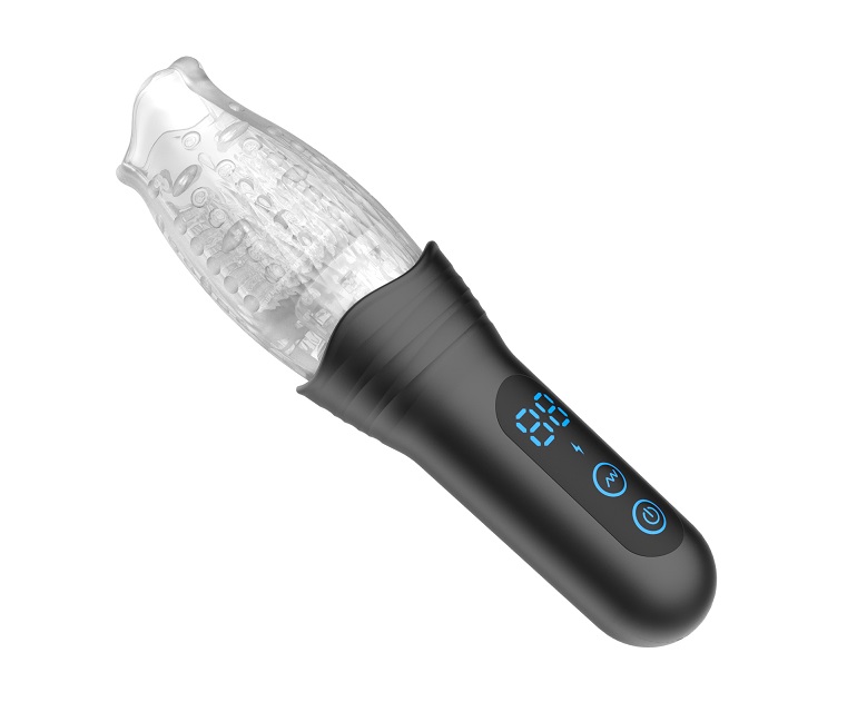 Secwell - Thrusting Vibro Masturbator - Black - View 11