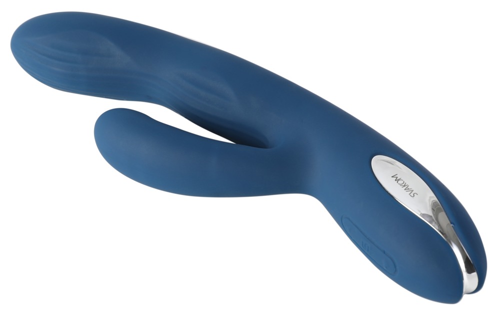 SVAKOM - Aylin Rabbit Vibrator - Dark Blue - View 3