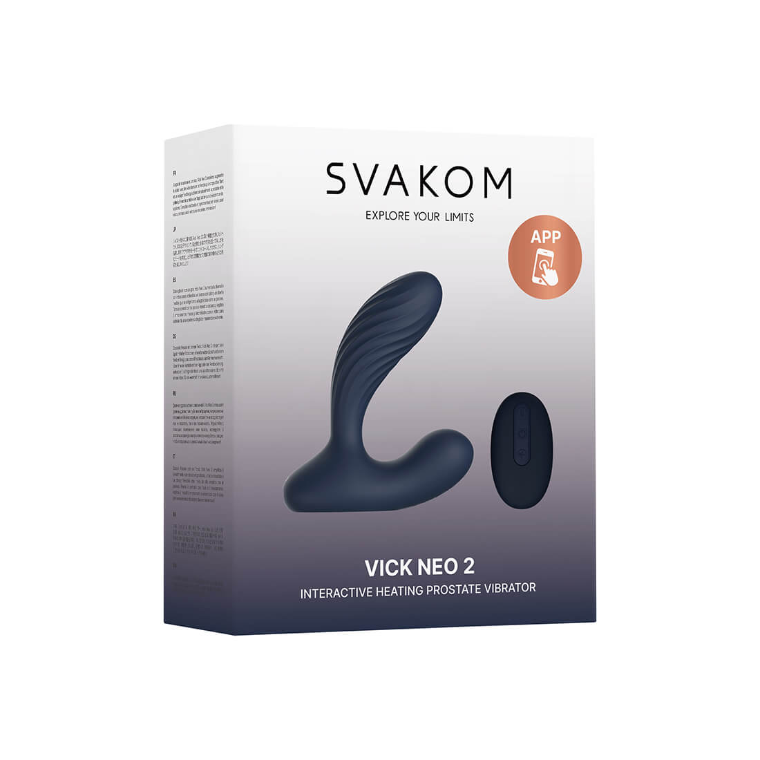 SVAKOM - Vick Neo 2 可加熱前列腺智能震動器 - 深藍色 - View 18