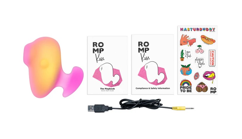 Romp - Kiss Finger Vibrator - Pink - View 12