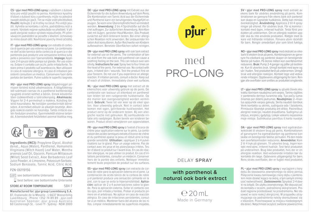 Pjur - Med 天然植物提取延時噴霧 - 20ml - View 3