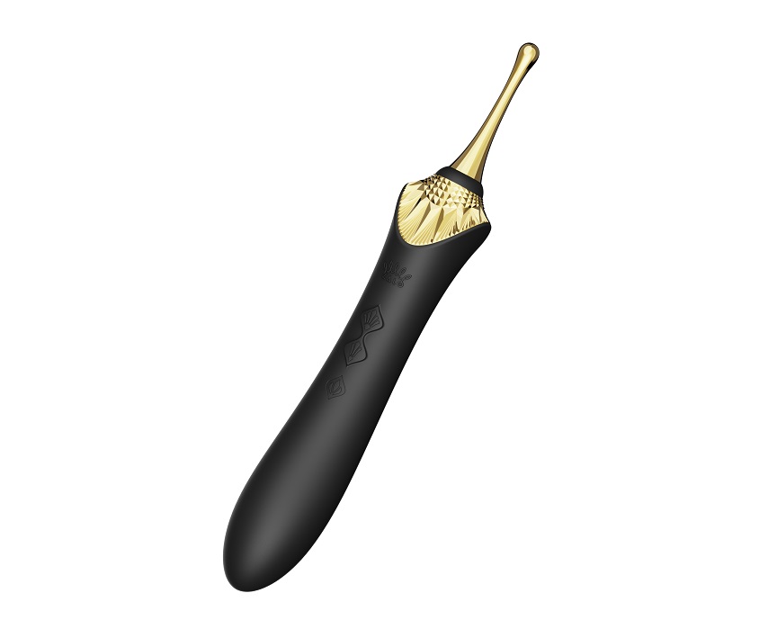 Zalo - Bess 2 Heating Dual Vibrator - Obsidian Black - View 6