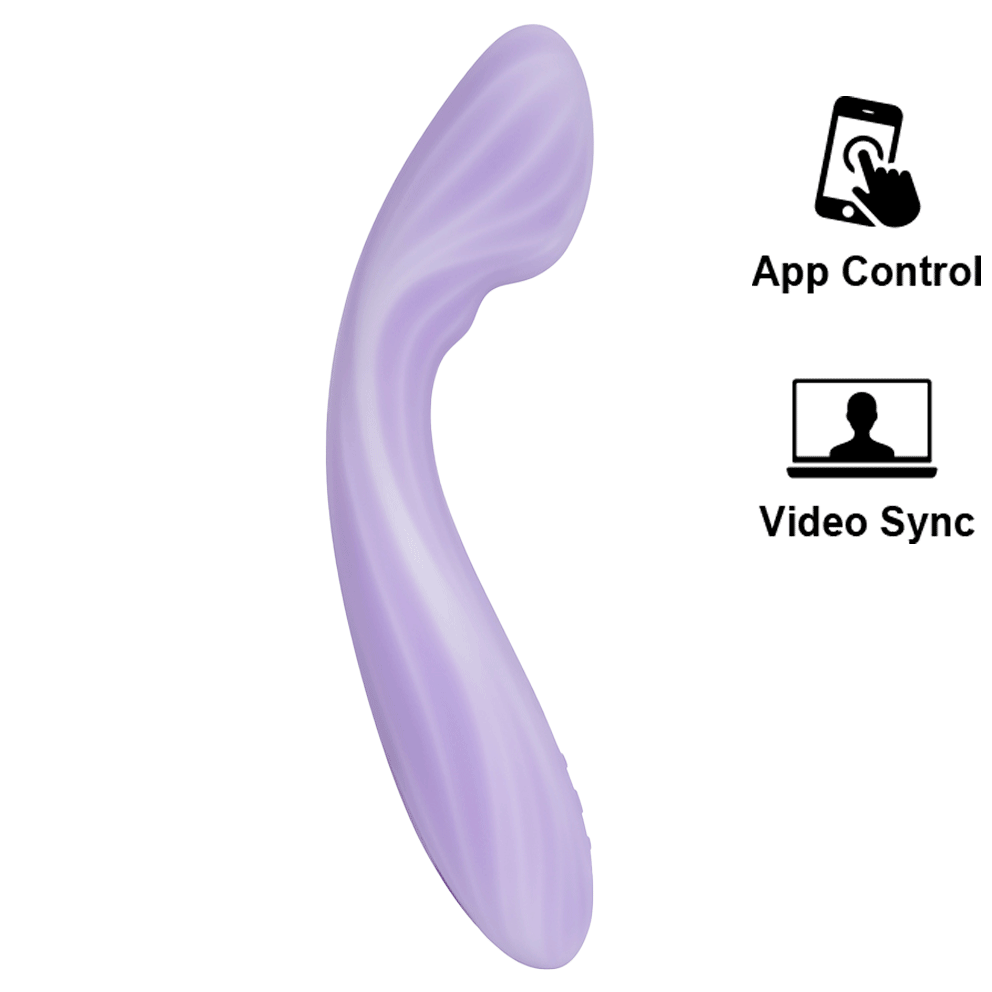 SVAKOM - Margot APP G-spot Vibrator - Lilac Swirl