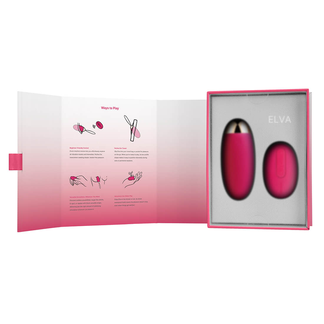 SVAKOM - Elva Remote Control Egg Vibrator - Plum Red - View 20
