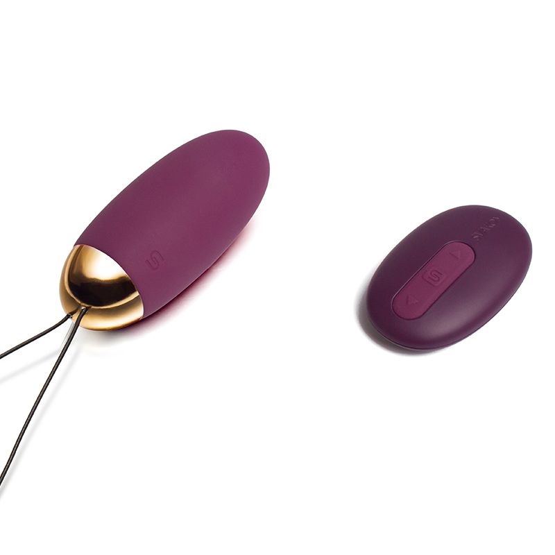 SVAKOM - Elva Remote Control Egg Vibrator - Violet - View 6