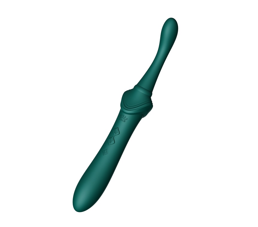 Zalo - Bess 2 Heating Dual Vibrator - Turquoise Green - View 2