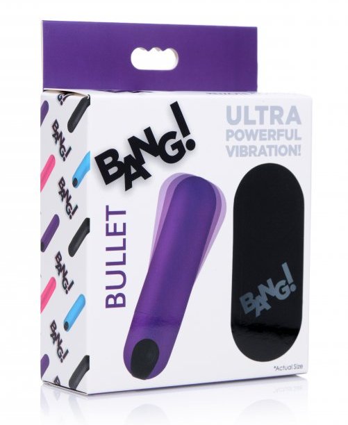 Bang! - 21X Vibro Bullet w Remote - Purple - View 5