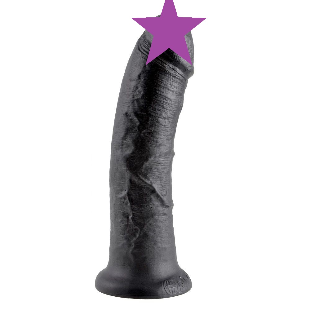 King Cock - Cock 8" - Black - View 2