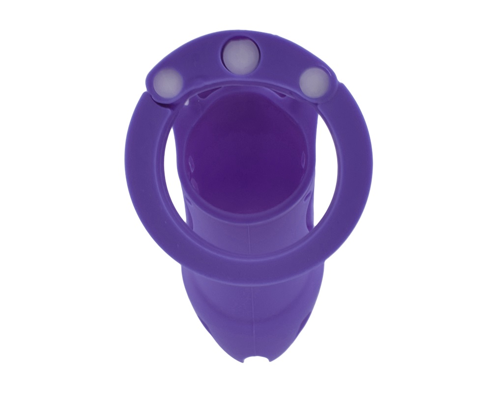 FAAK - Silicone Chastity Cage 113 - Purple - View 4