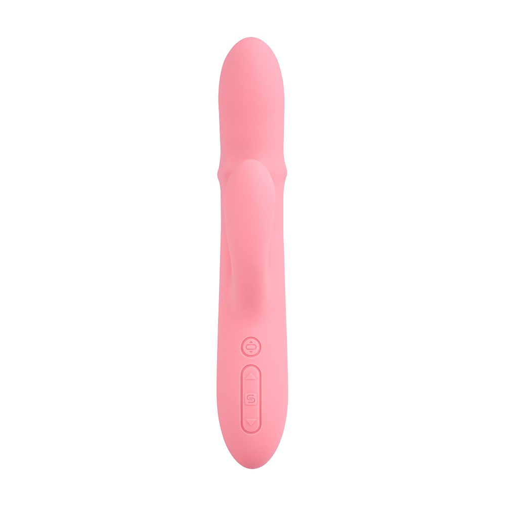 SVAKOM - Mora Neo Interactive Rabbit Vibrator - Peach Pink - View 4