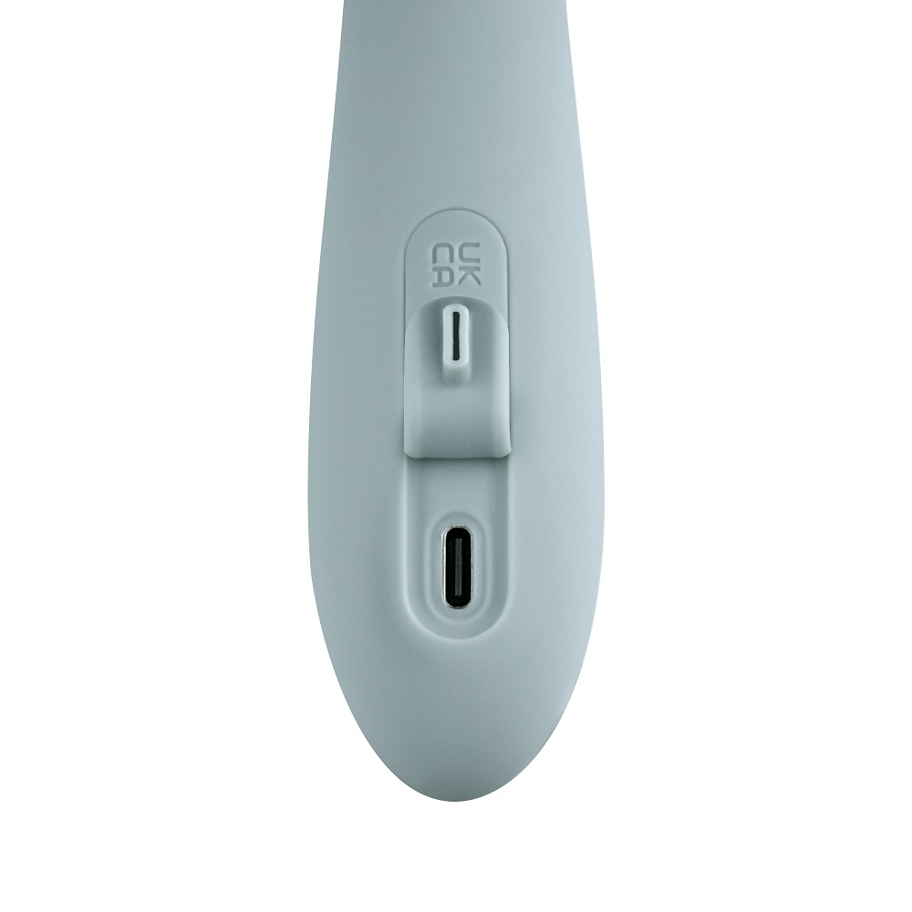 SVAKOM - Chika APP Rabbit Vibrator - Turquoise Grey - View 8