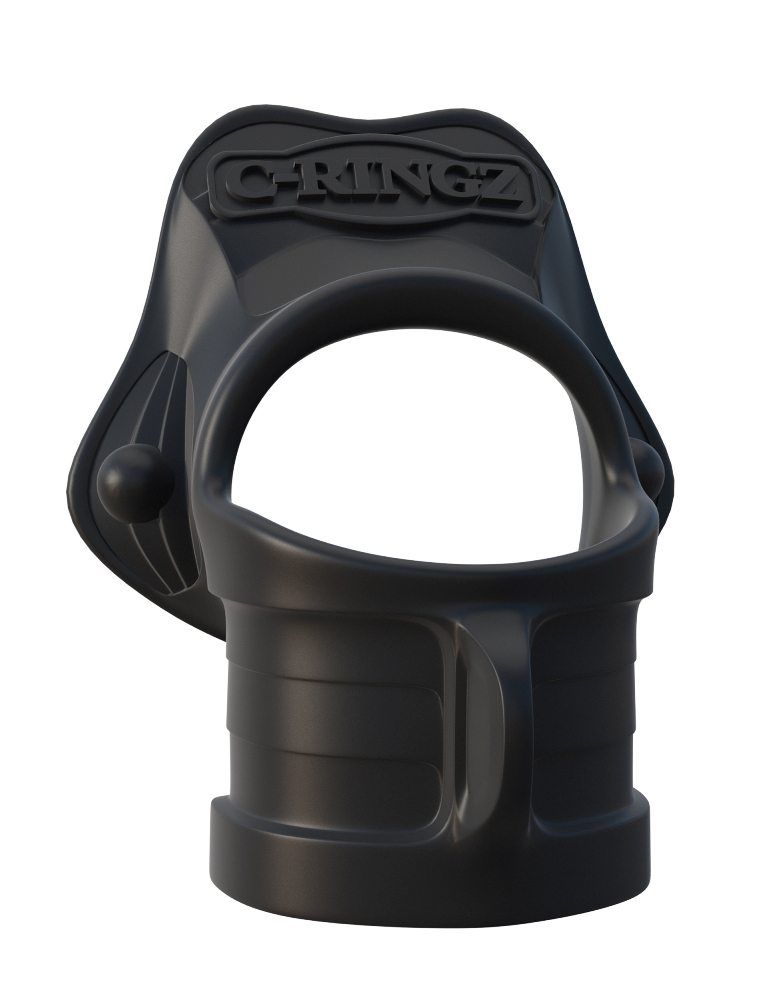 Pipedream - Rock Hard Ring & Stretcher - Black - View 4
