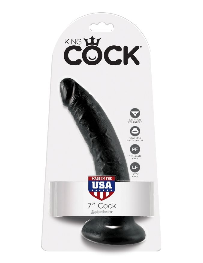 King Cock - Cock 7" - Black - View 6