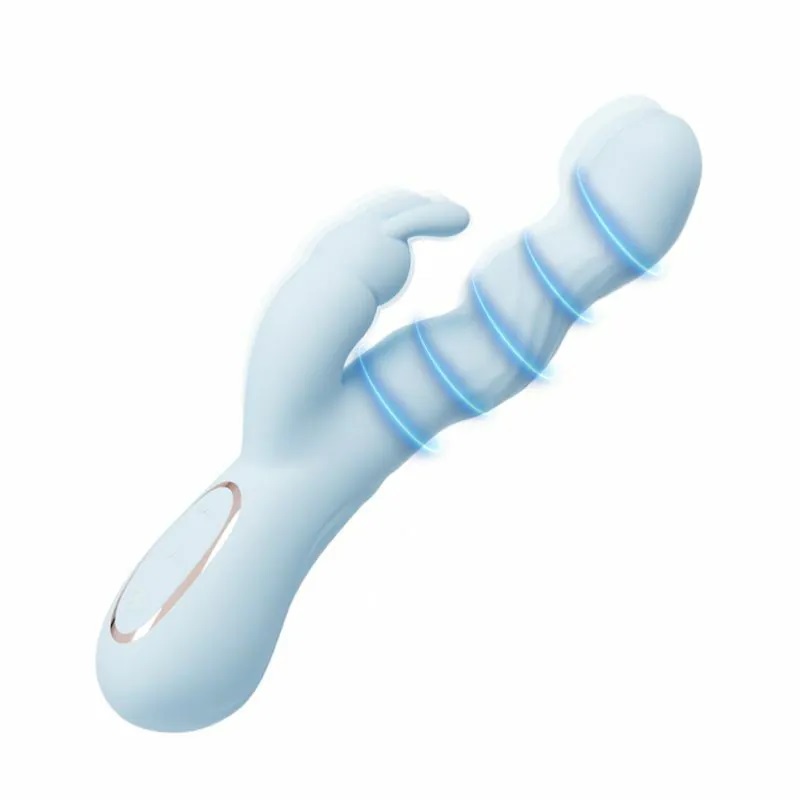 MyToys - MyWave Wriggling Vibrator - Blue - View 3