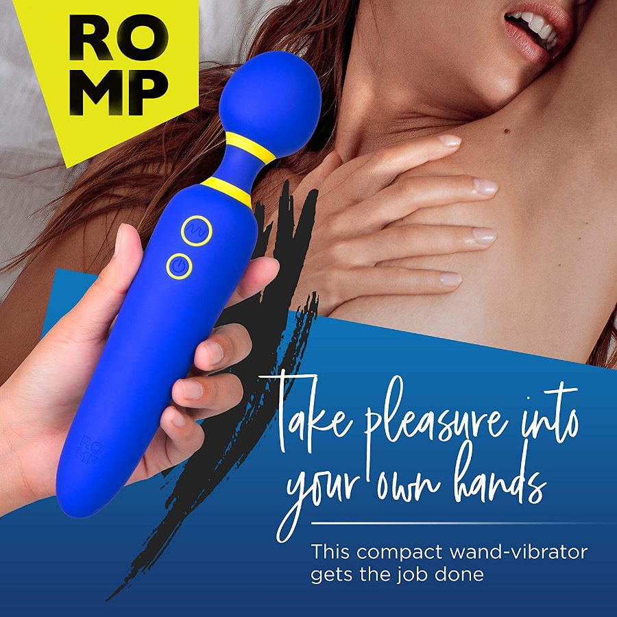 Romp - Flip Wand Massager - Blue - View 8