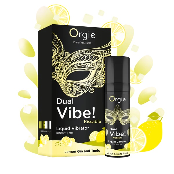 Orgie - Dual Vibe! 可食用震動凝膠 檸檬琴通寧 - 15ml - View 2