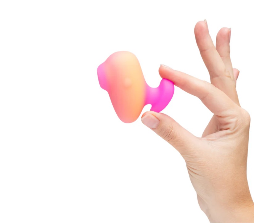 Romp - Kiss Finger Vibrator - Pink - View 4