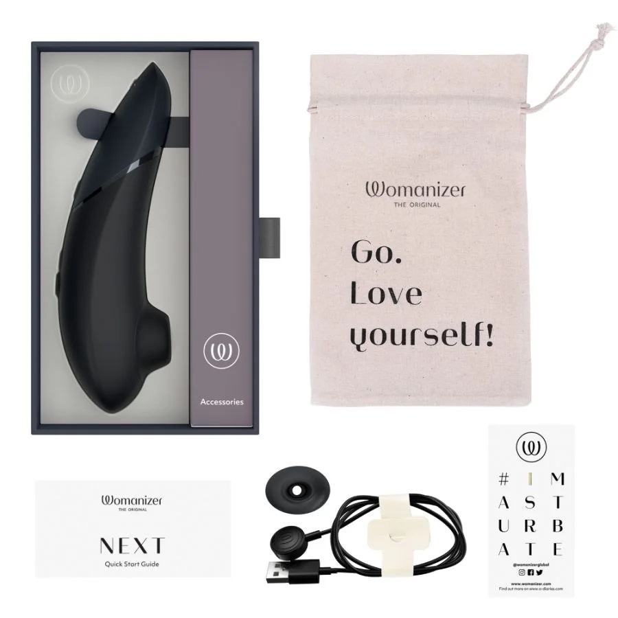 Womanizer - Next 陰蒂吸啜器 - 黑色 - View 13