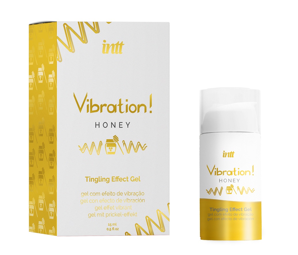INTT - Vibration! 蜂蜜味全性別刺激凝膠 - 15ml - View 2