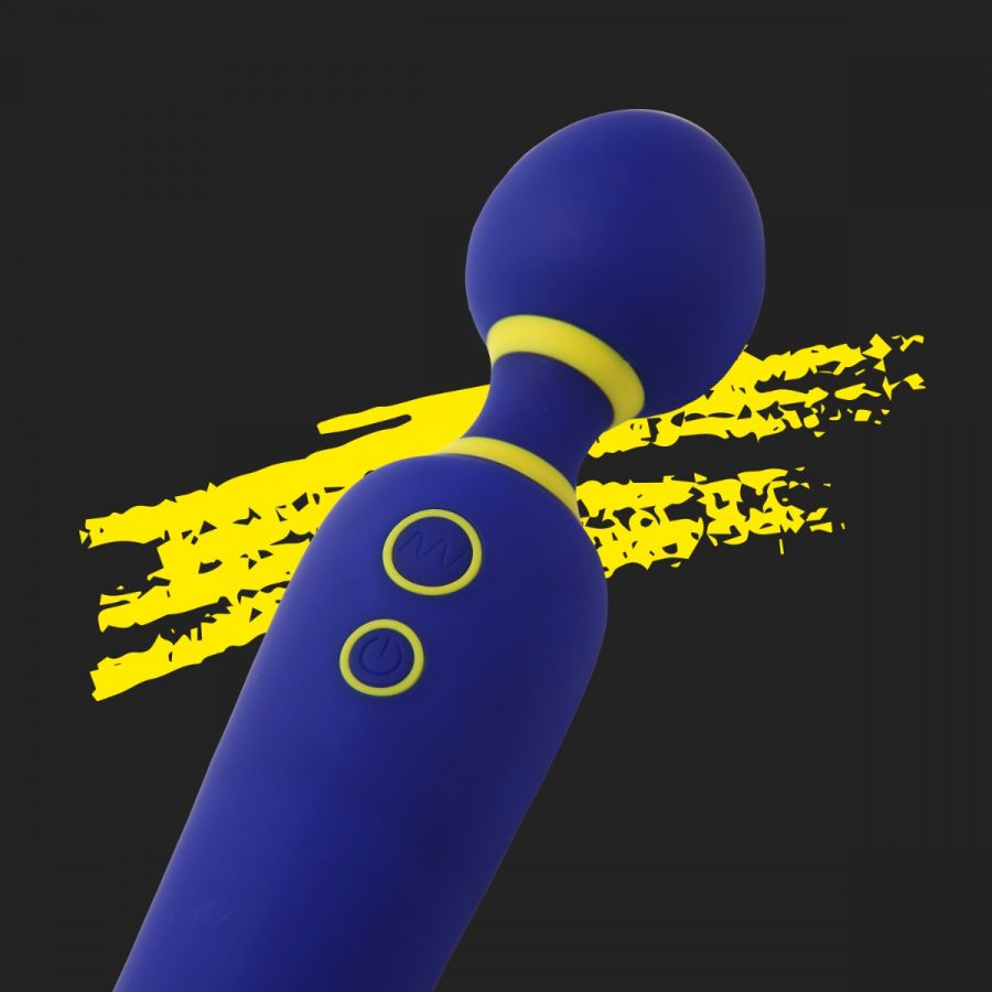 Romp - Flip Wand Massager - Blue - View 6