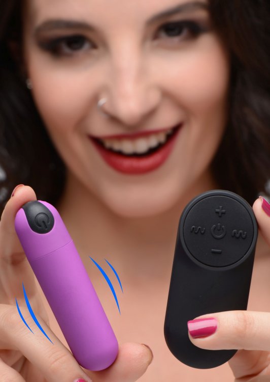Bang! - 21X Vibro Bullet w Remote - Purple - View 2