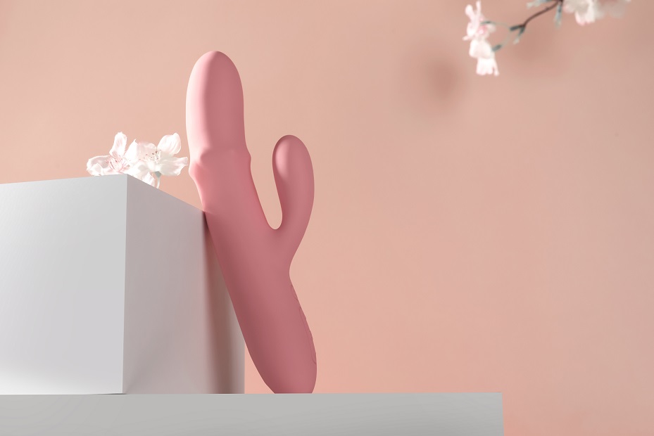 SVAKOM - Mora Neo Interactive Rabbit Vibrator - Peach Pink - View 10