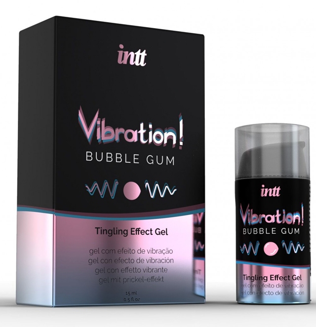 INTT - Vibration! 泡泡糖味全性別刺激凝膠 - 15ml - View 2