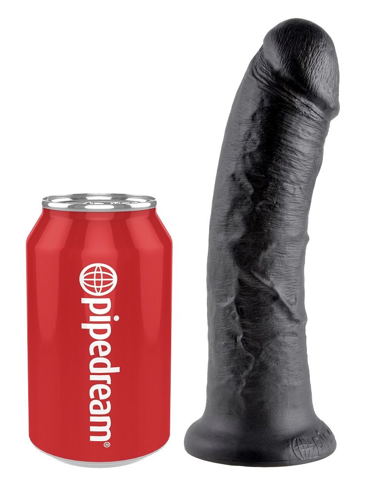 King Cock - Cock 8" - Black - View 6