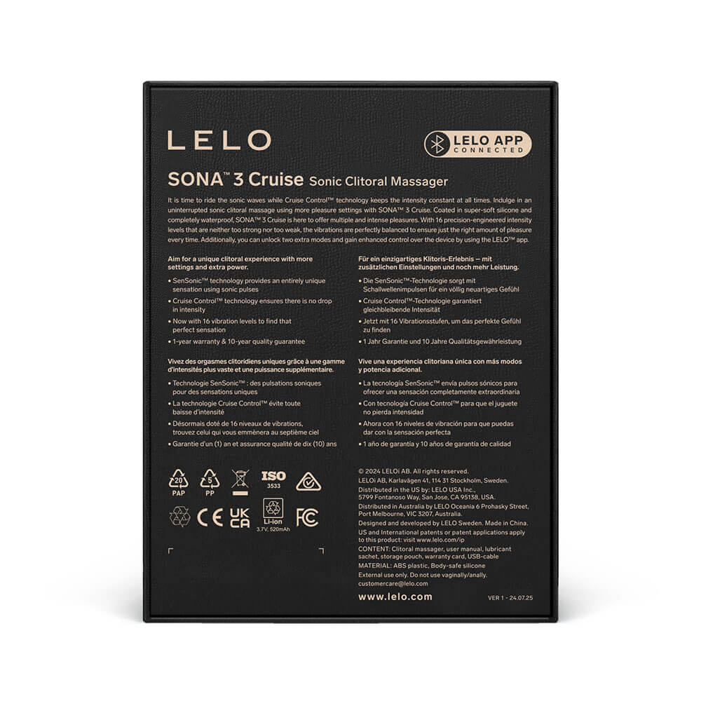 Lelo - Sona Cruise 3 聲波脈動陰蒂按摩器第三代 - 柔粉紅色 - View 7