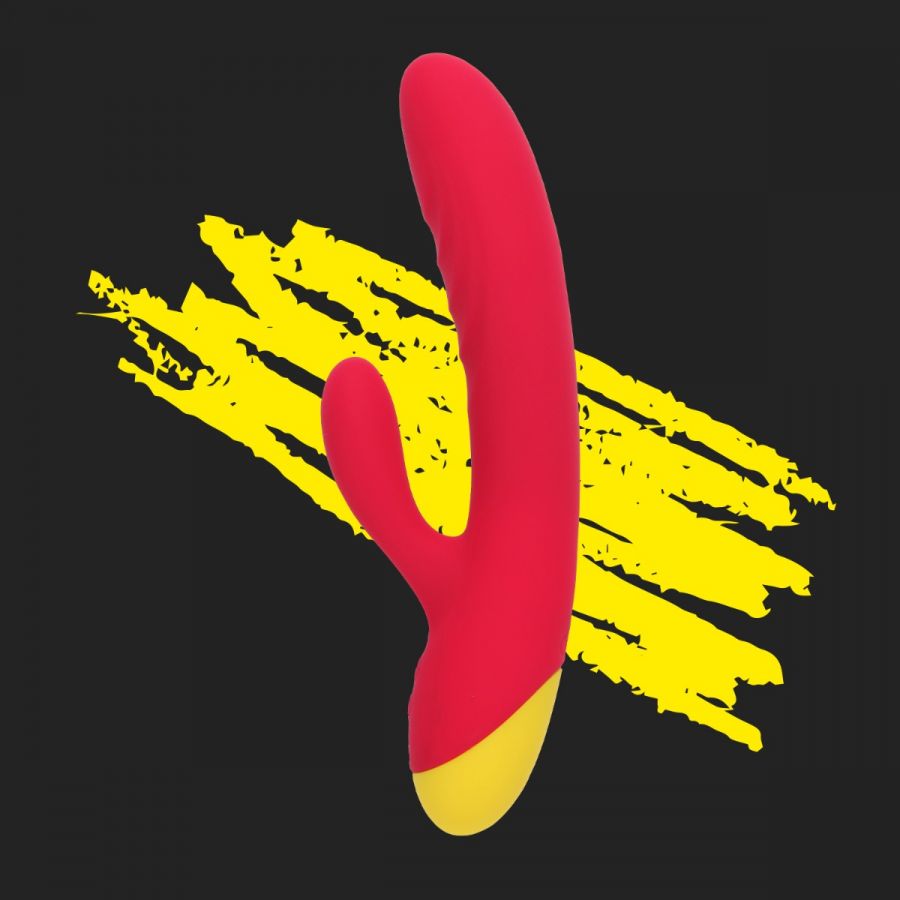 Romp - Jazz G-Spot Rabbit - Red - View 3