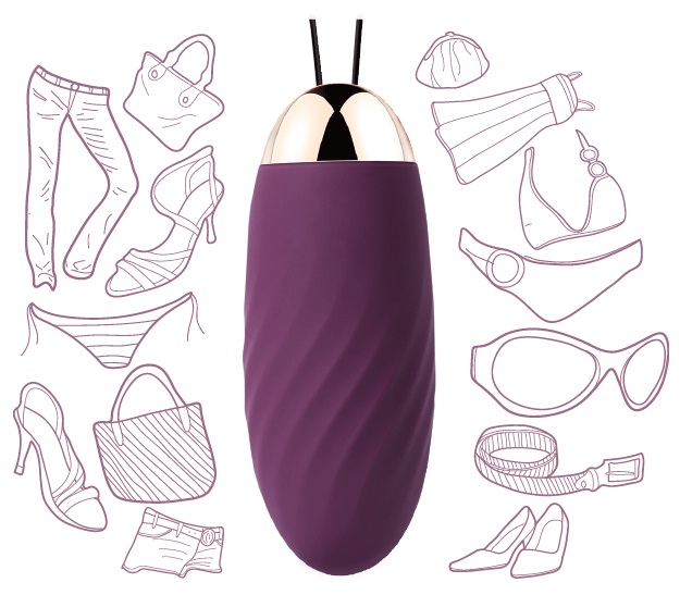 SVAKOM - Elmer Remote Control Egg Vibrator - Violet - View 6
