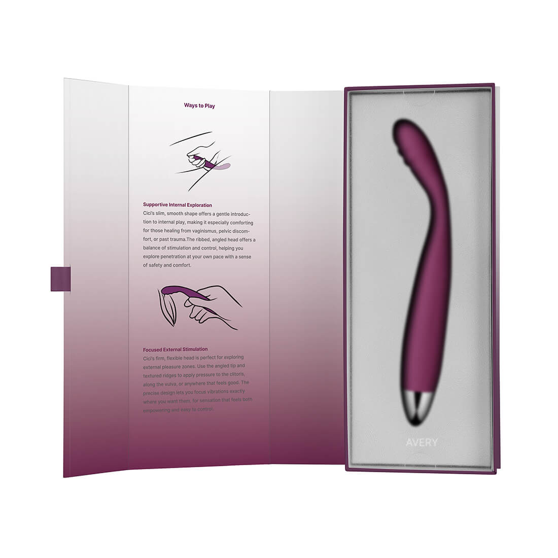 SVAKOM - Cici Flexible G-spot Vibrator - Violet - View 14