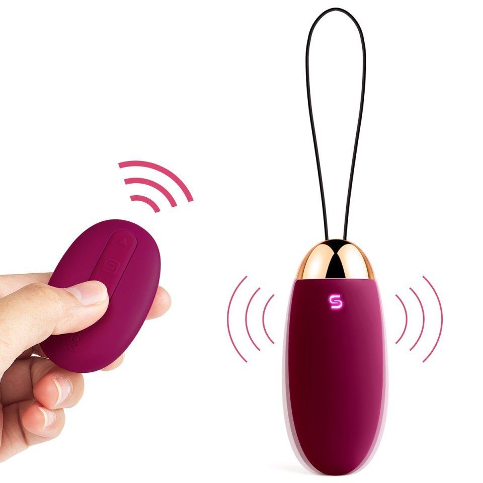 SVAKOM - Elva Remote Control Egg Vibrator - Violet - View 3